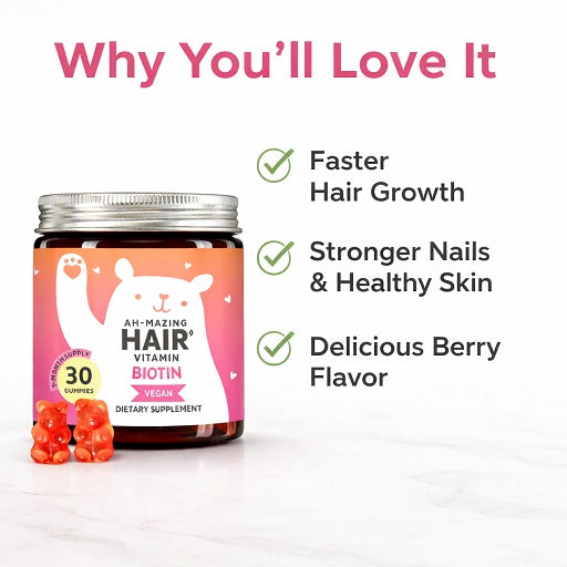 How Biotin Gummies Support Hair Growth, Skin & Nails