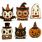 Halloween Wooden Shelf Sitter Set